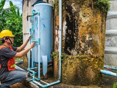 Professional water damage restoration services in Katy